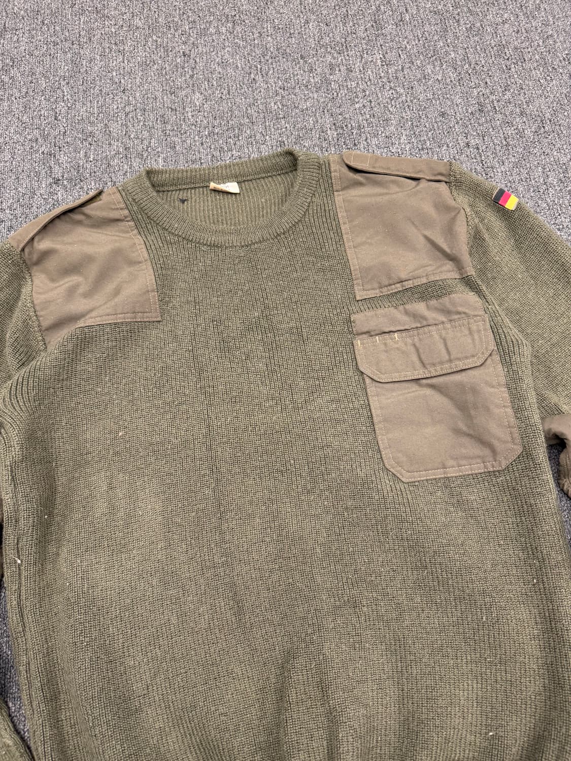 OS)Halfen 밀리터리 빈티지 독일군 코만도 스웨터 상품이미지4