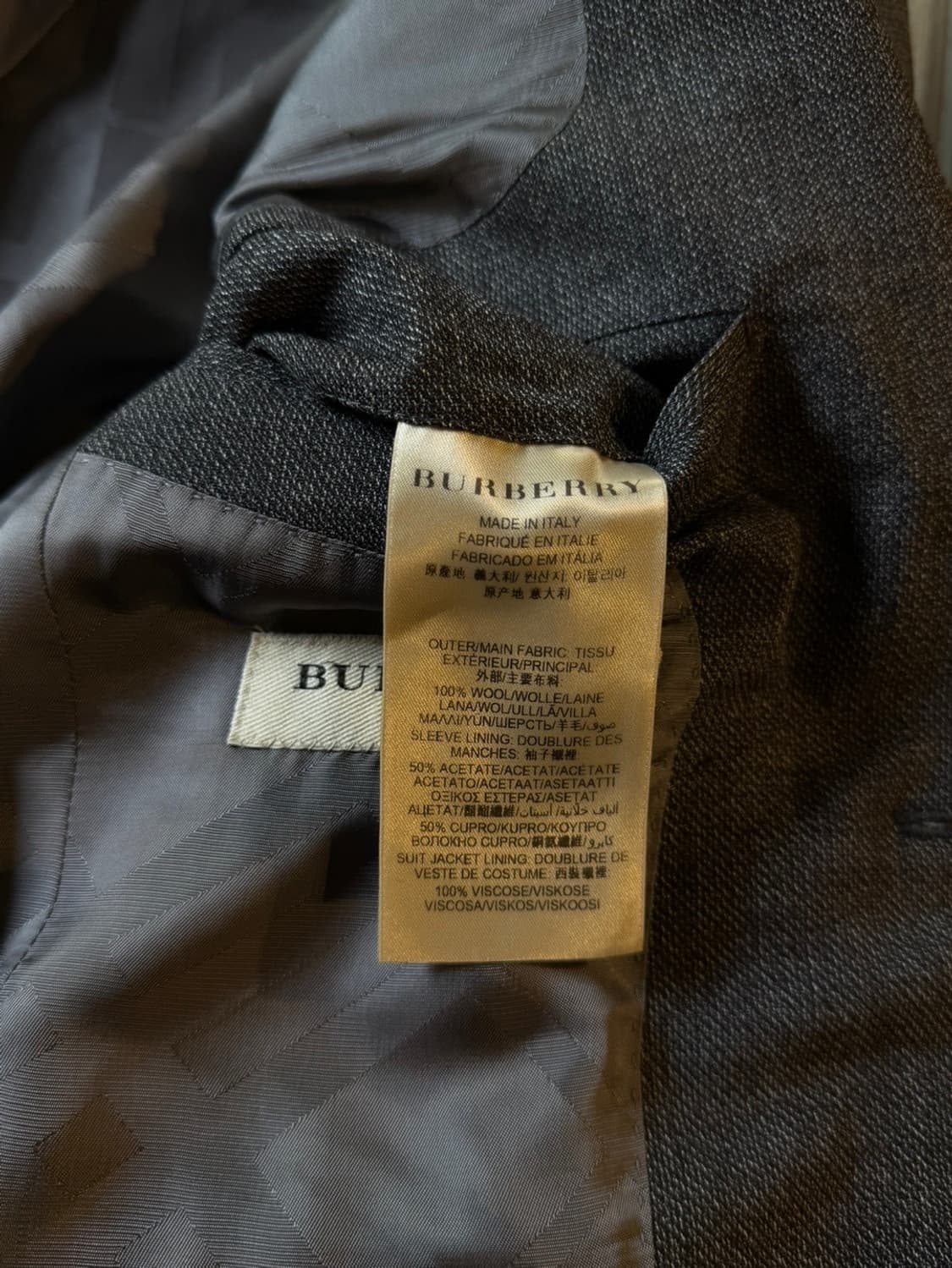 버버리 트위드 자켓 95 상품이미지10