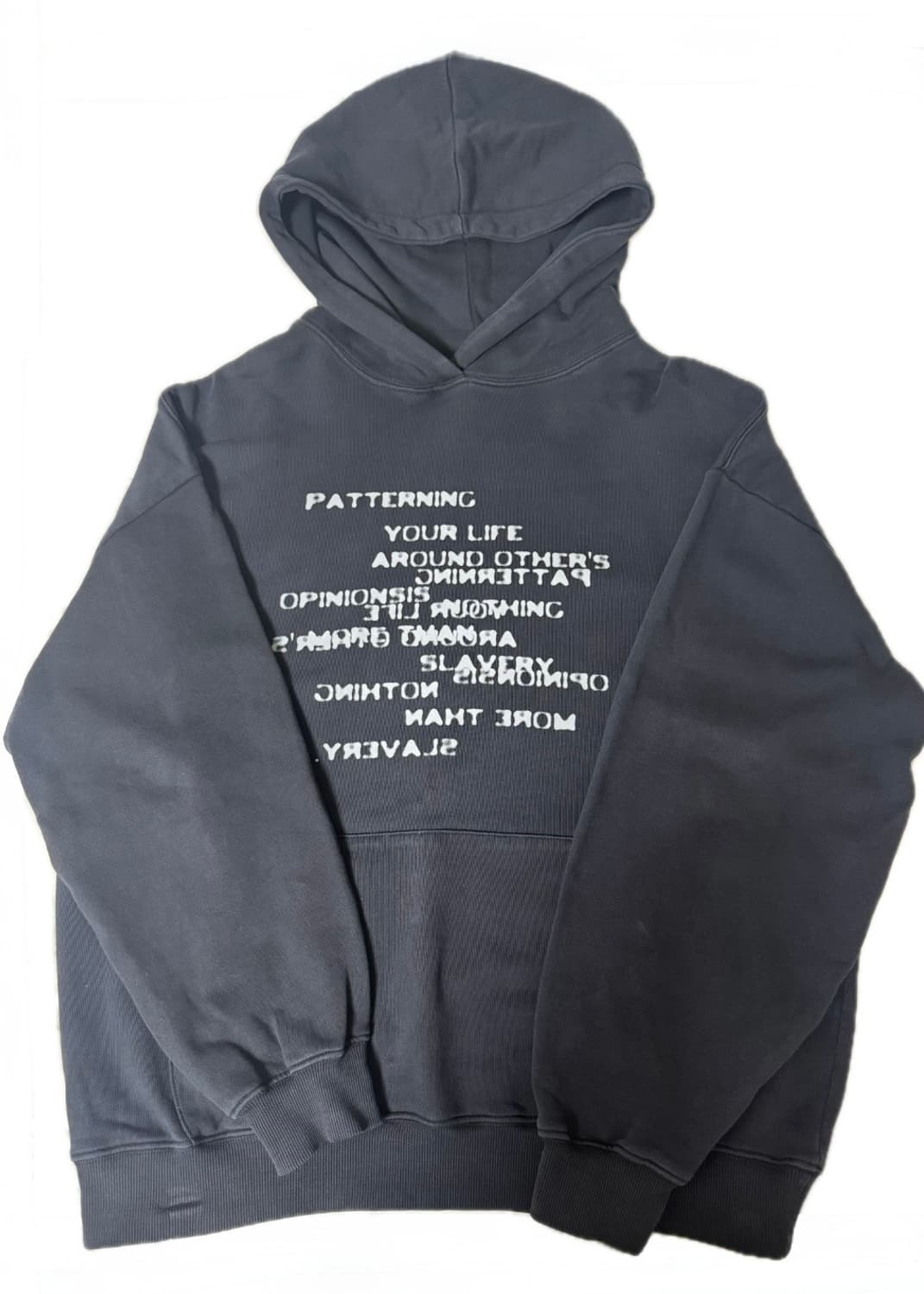 쿠톤 패터링 피그먼트 후드 상품이미지1