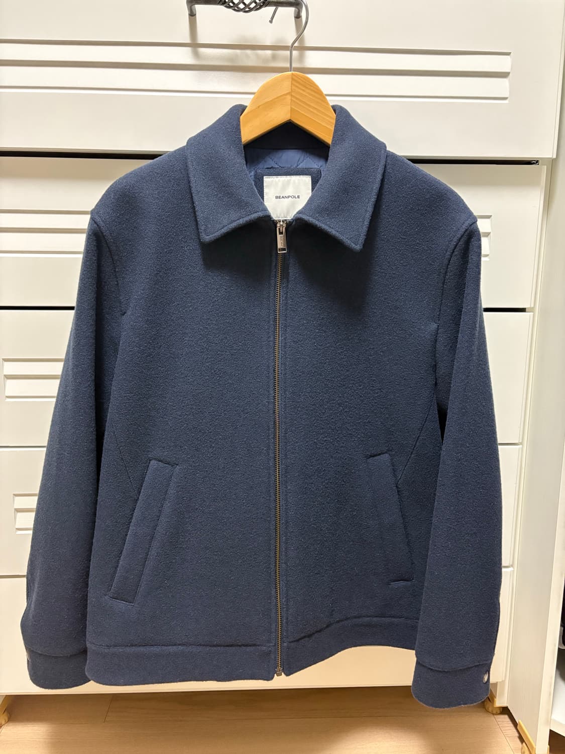 빈폴 울 블루종 네이비 100 상품이미지1