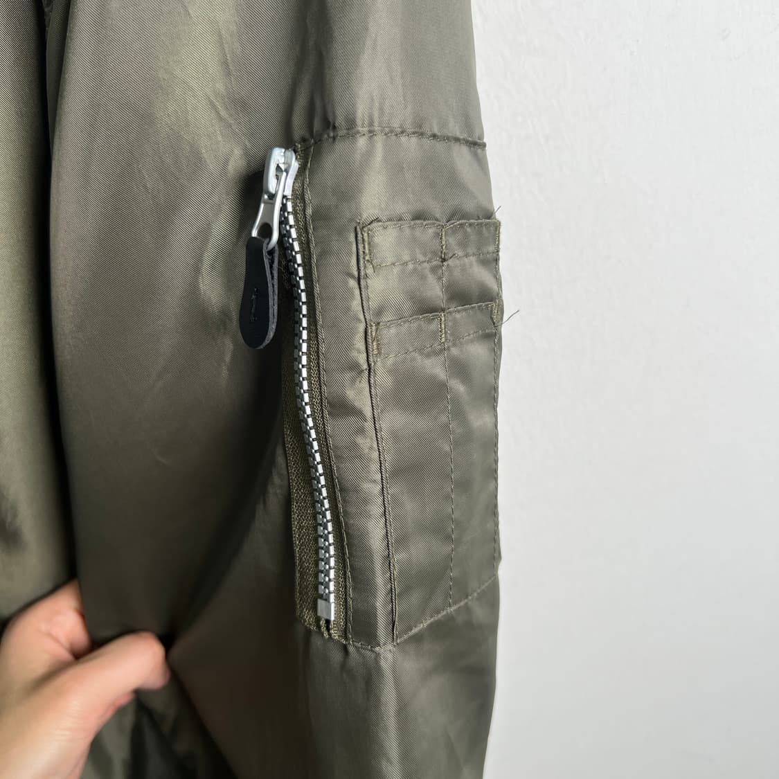 Gear Trek 카키 ma-1 항공 점퍼 2XL 상품이미지7