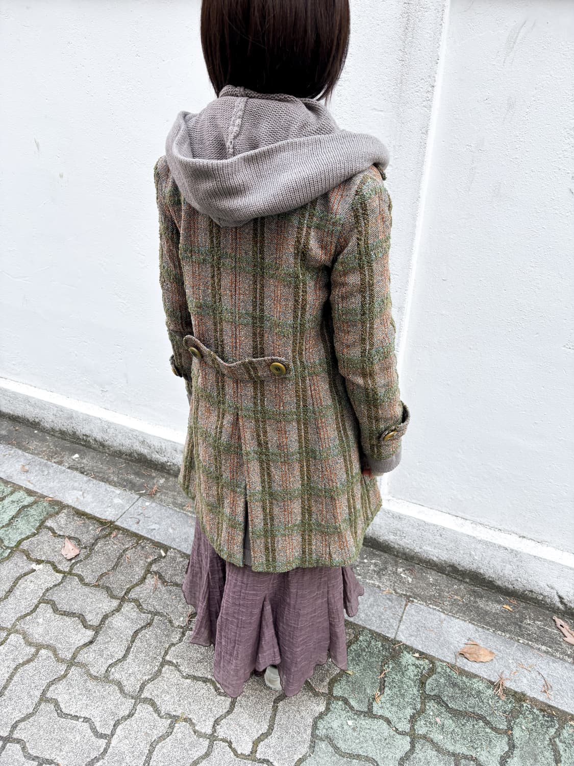 히스테릭 글래머 울 체크 코트 상품이미지3