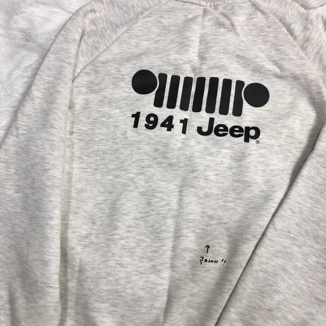 지프 백멜란지 동그리 맨투맨 상품이미지6