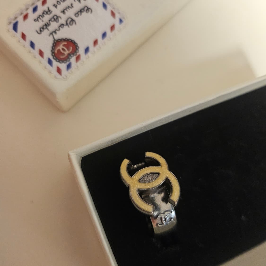 정품 샤넬 cc로고 아이코닉 링 상품이미지8