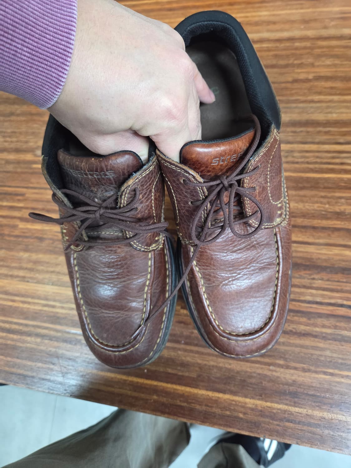 빈티지 스트리트카스 천연가죽 컴포트화 270 상품이미지8