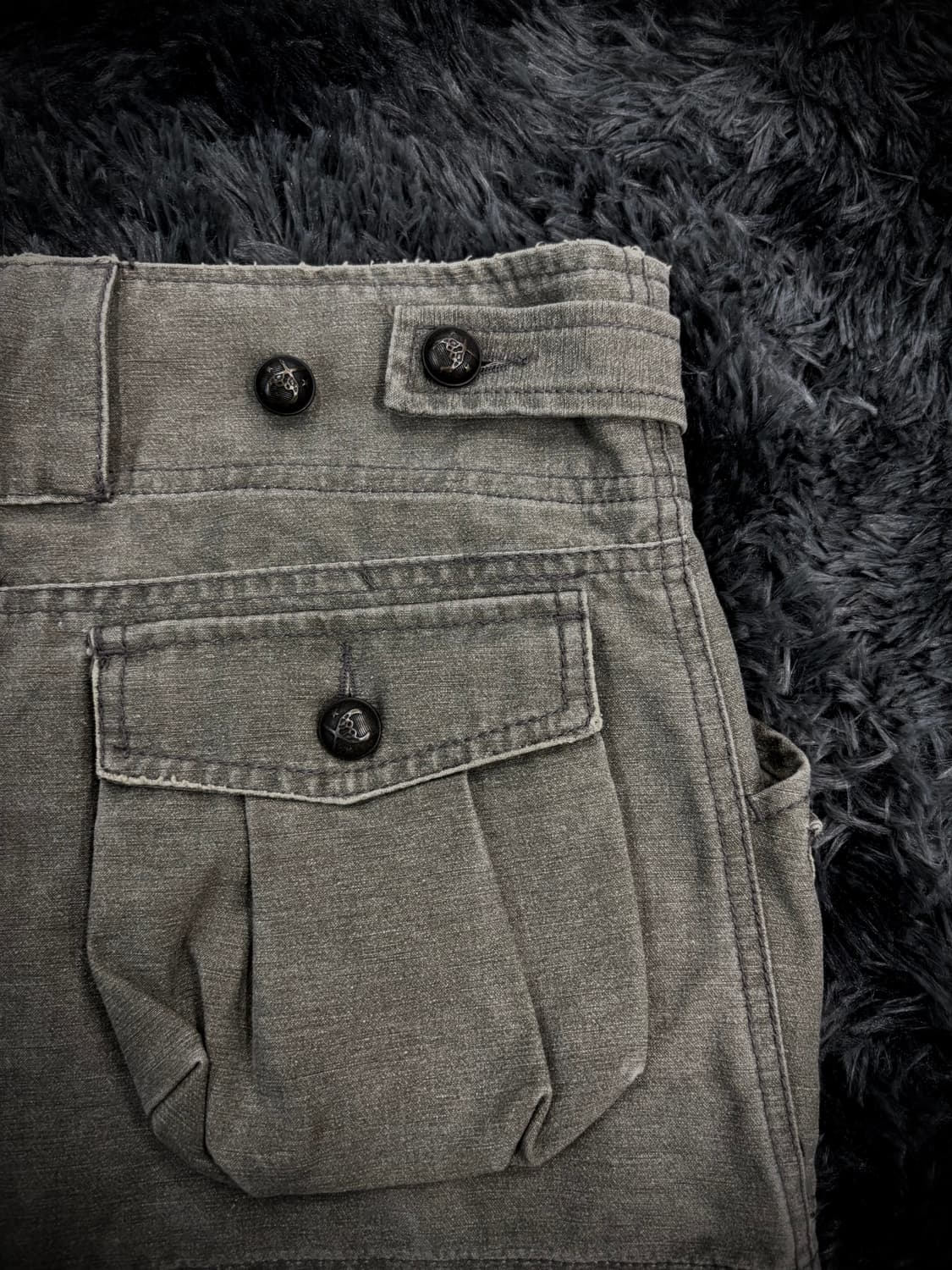 Ghost of Harlem 베이지 카고 숏스커트 상품이미지8