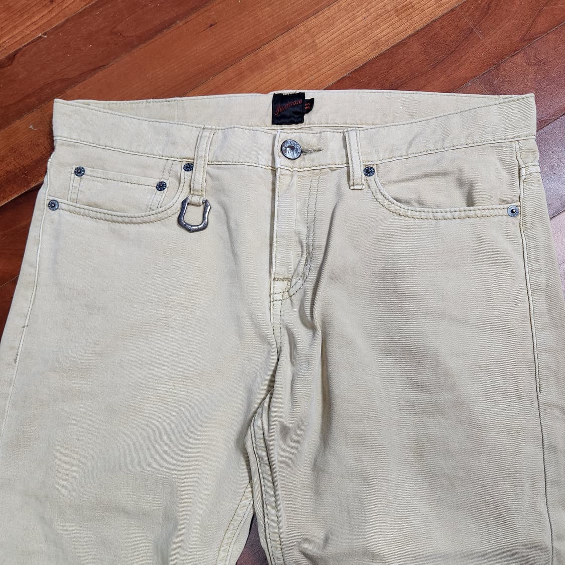 잭로즈 아메카지 웨스턴 세미 부츠컷 면바지 팬츠 상품이미지3