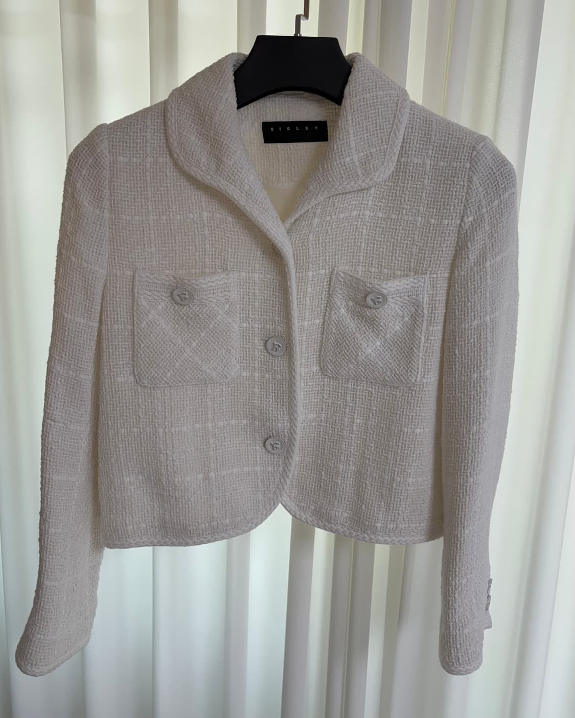 시슬리 트위드 크롭 자켓 상품이미지1