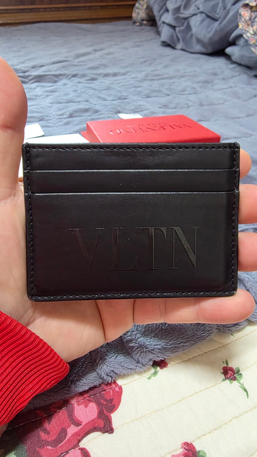 (정품) 발렌티노 VLTN 카드지갑/남녀공용/검정/개인/팝니다. 상품이미지10