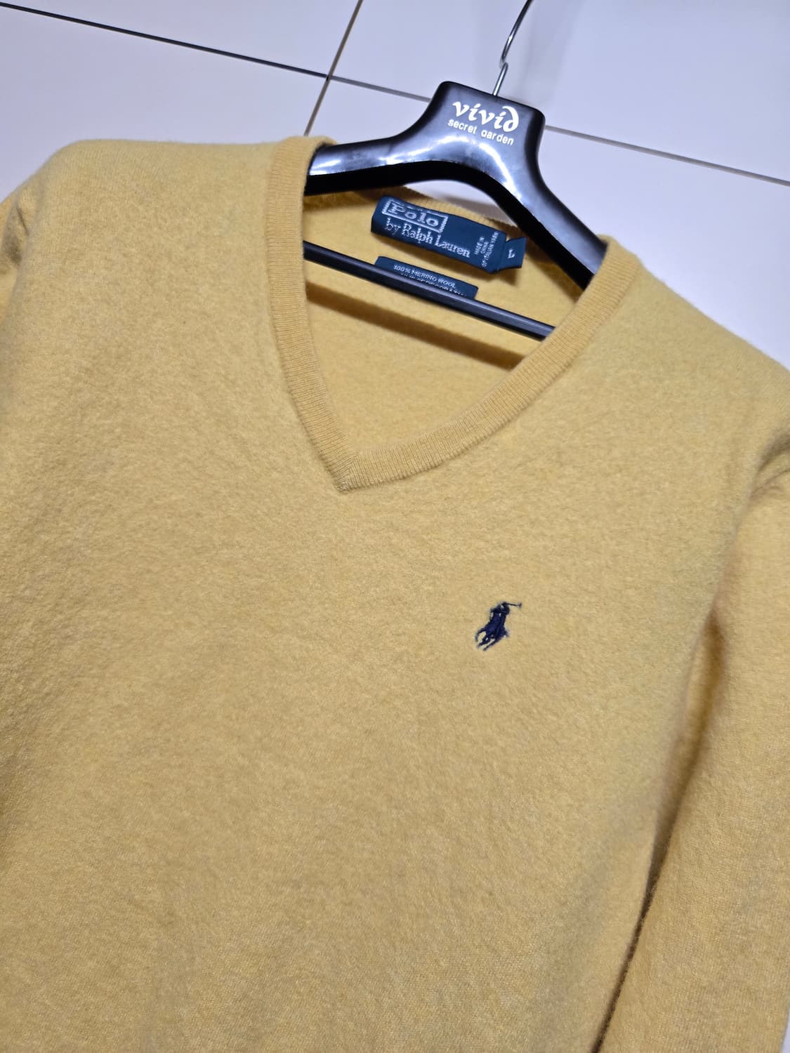 폴로 랄프로렌 여성 메리노울 브이넥 니트 상품이미지1