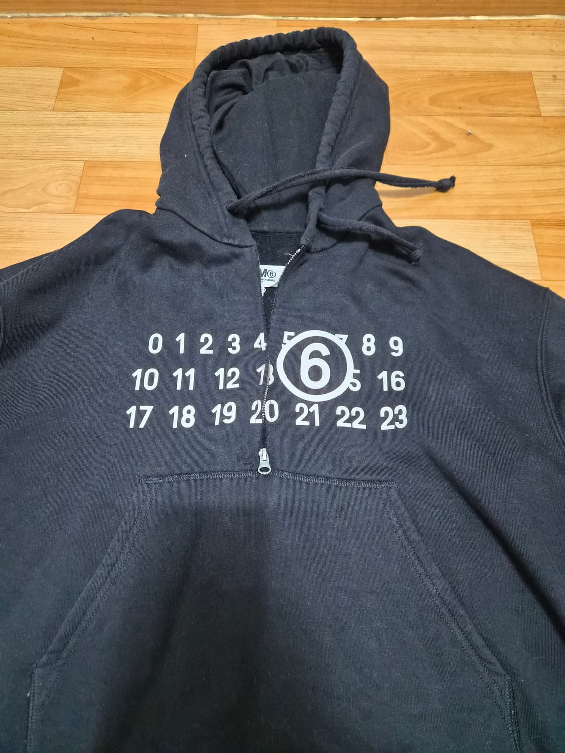 마르지엘라 mm6 반집업 후드 상품이미지1