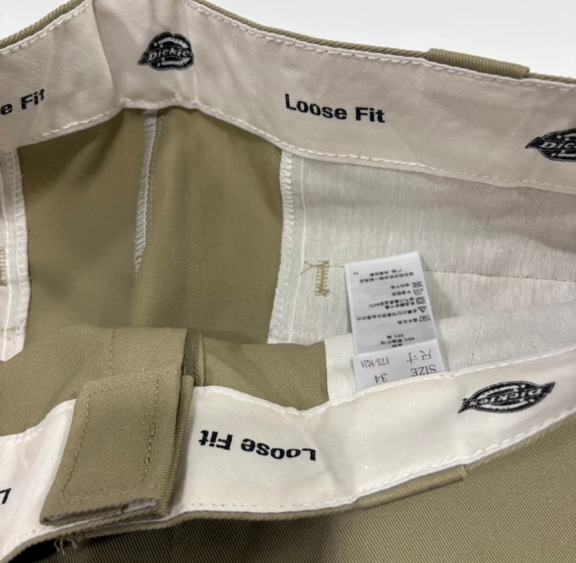 (34/시착만함) 디키즈 루즈핏 워크쇼츠 카키 상품이미지4