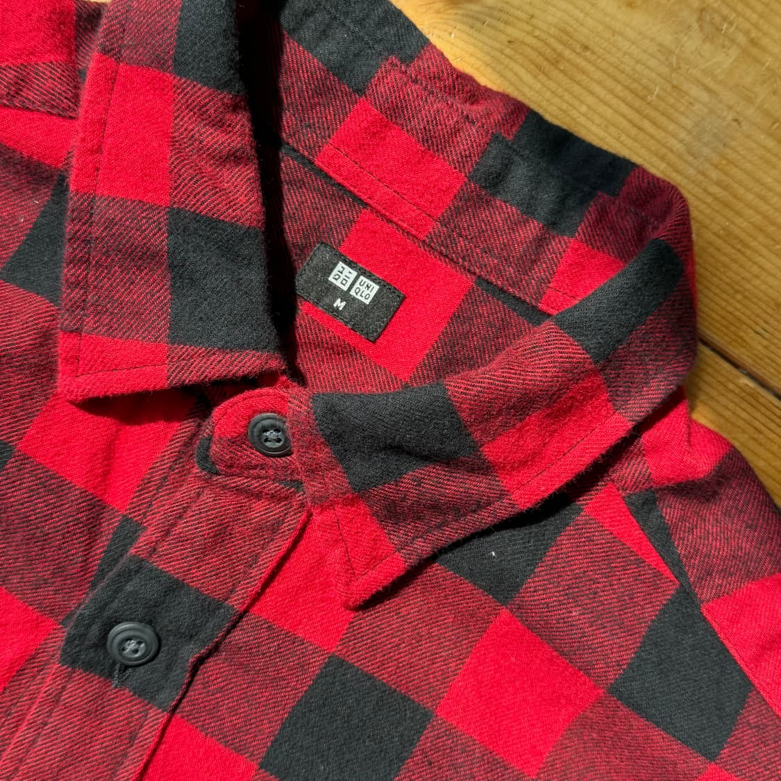 유니클로 플란넬 버팔로 체크 셔츠 상품이미지3