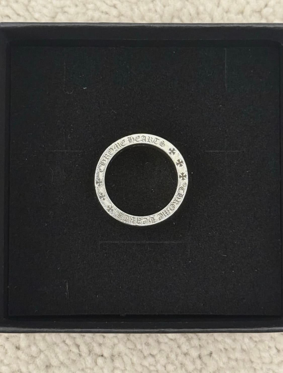 크롬하츠 미니플러스링 6mm us10호 상품이미지3