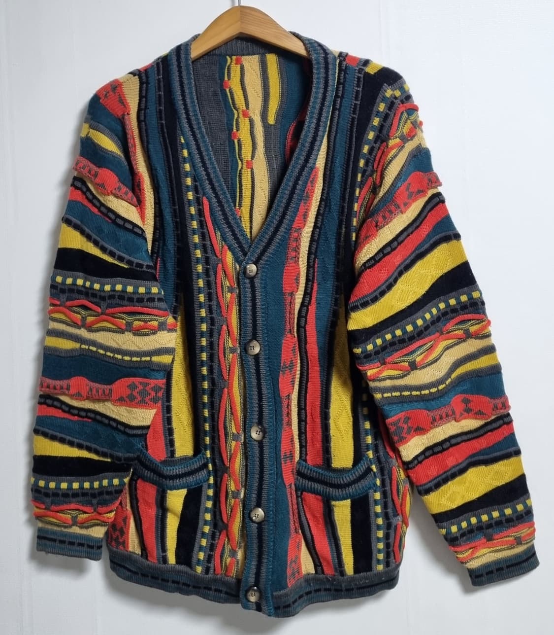 M (95) 빈티지 쿠지st 니트 가디건 상품이미지1