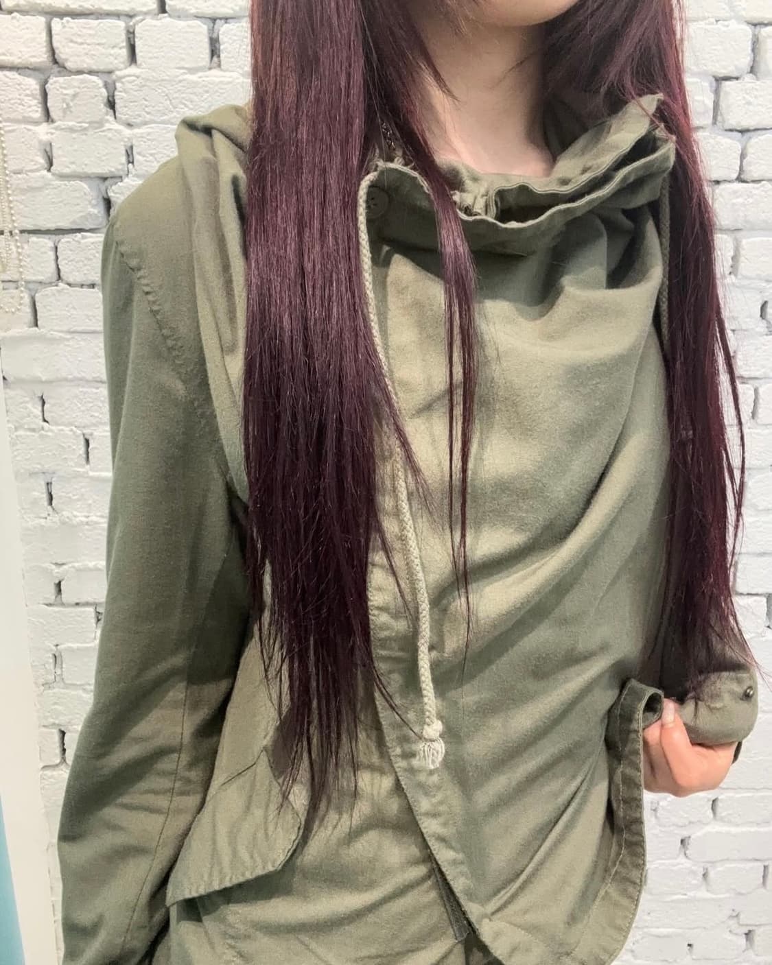 Khaki Draped Utility Y2k Jacket 상품이미지2