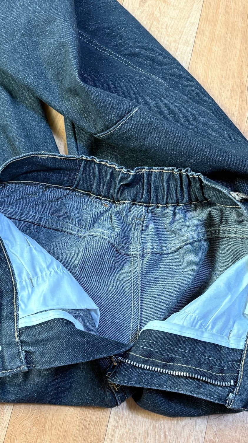 벌룬 데님 호피무늬 팬츠 상품이미지4