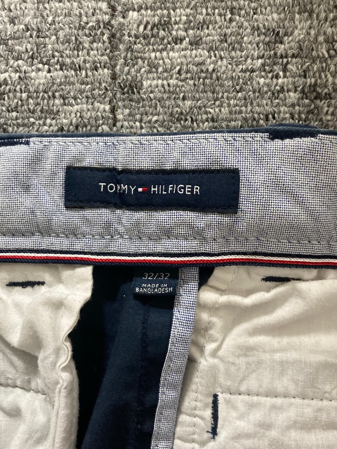 타미힐피거 네이비 면바지 32/32 상품이미지2