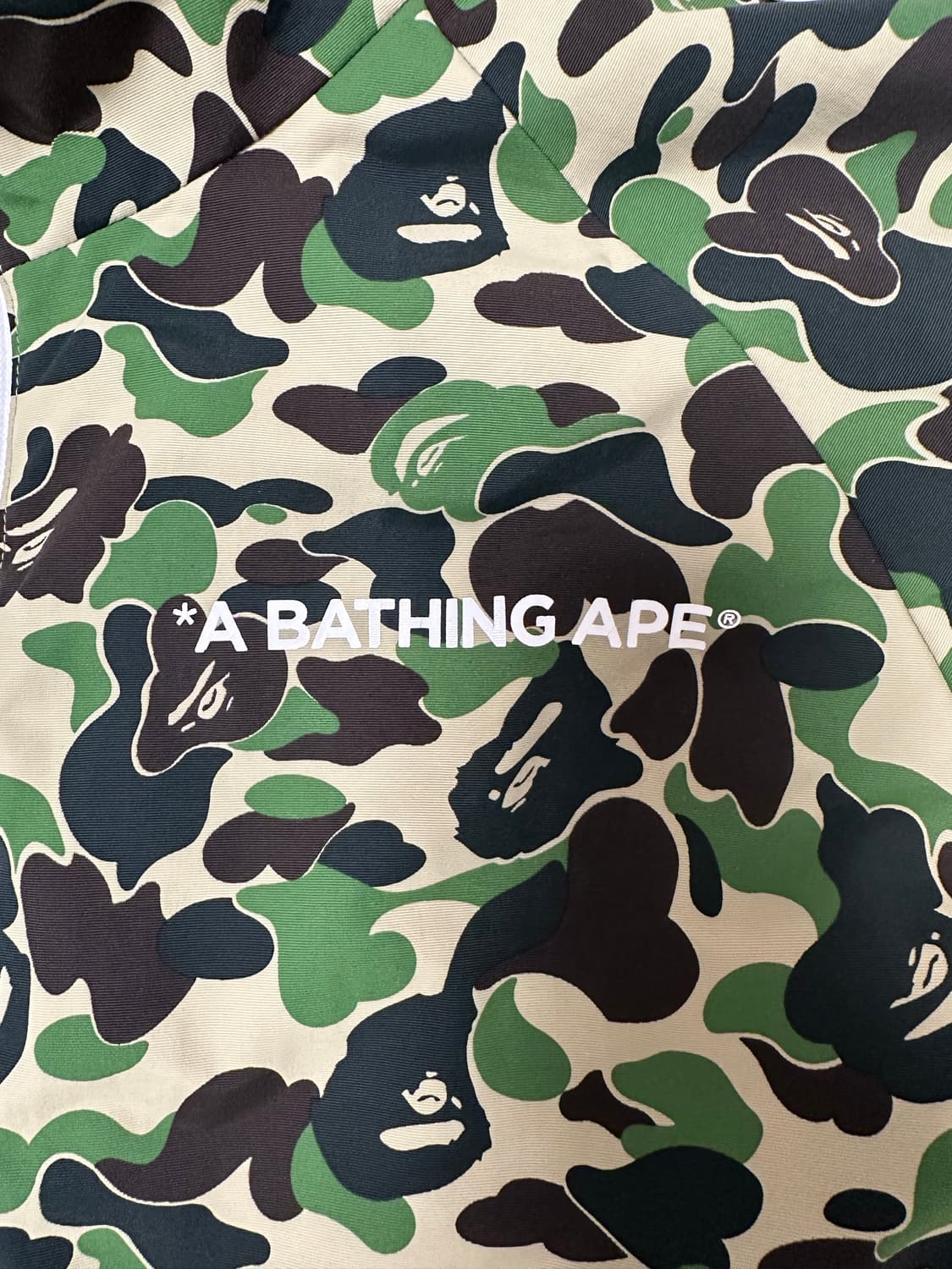 BAPE 베이프 카모 트랙 자켓 그린 상품이미지6