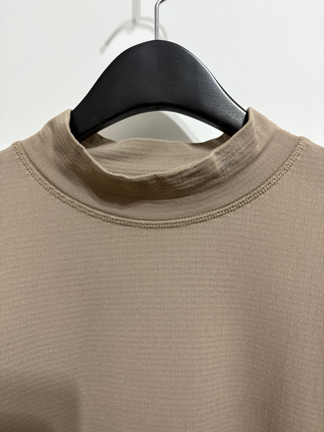 세티스파이 / 립스탑 트림 고스트플리스 모크넥 롱티 데저트 토프 / 4 상품이미지2