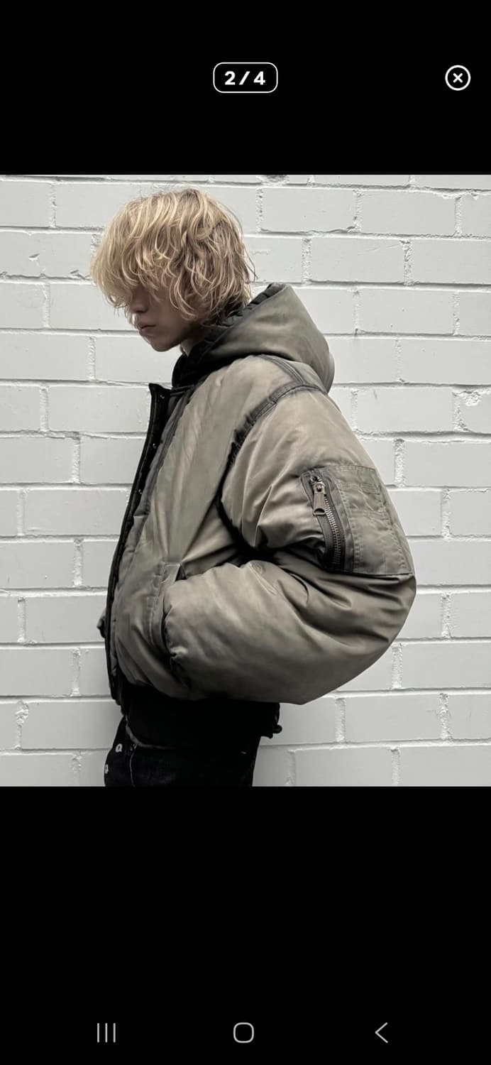 Nofaith studios 워시드 리버시블 헤비 봄버 L사이즈 상품이미지2