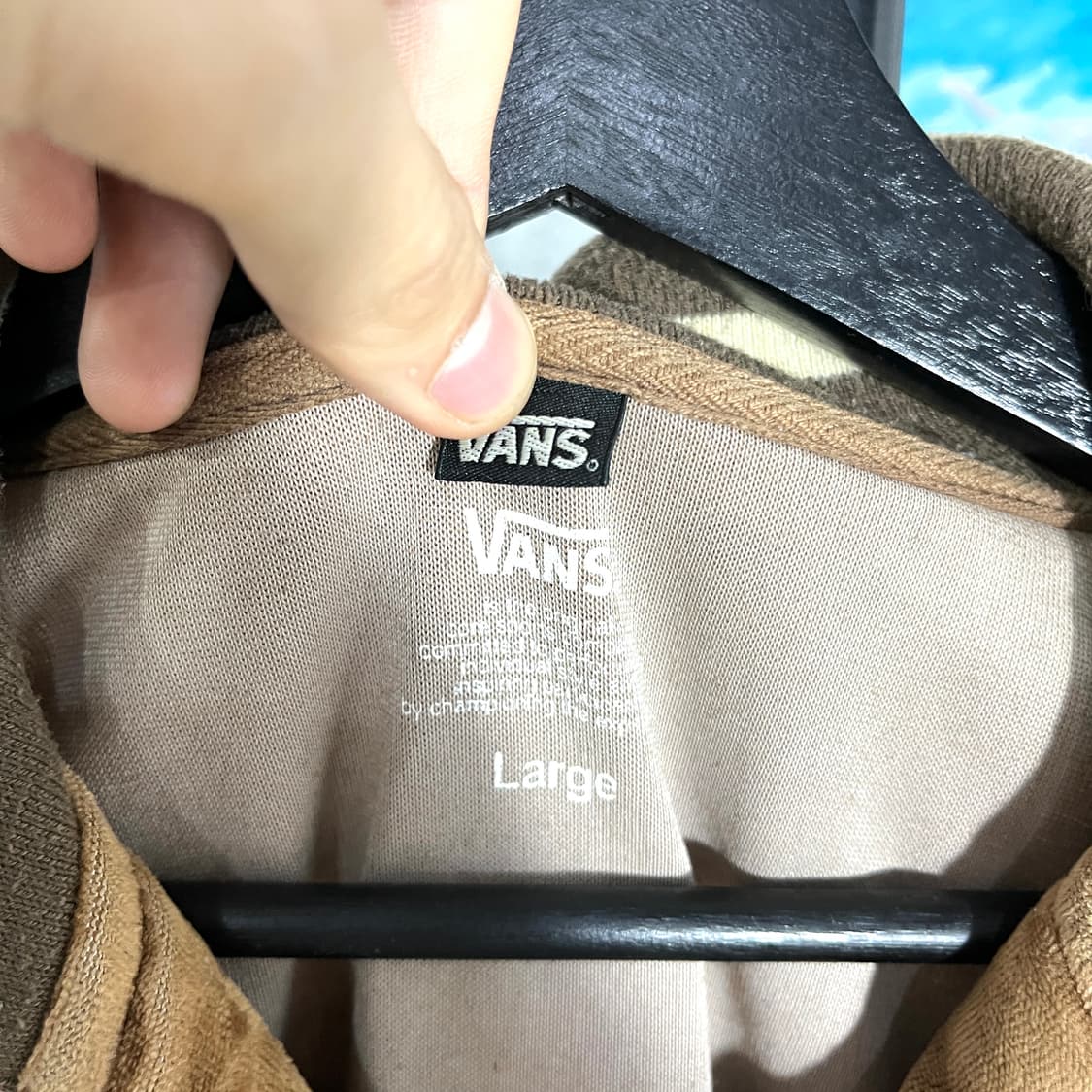 반스 사이드라인 벨벳 집업 상품이미지5