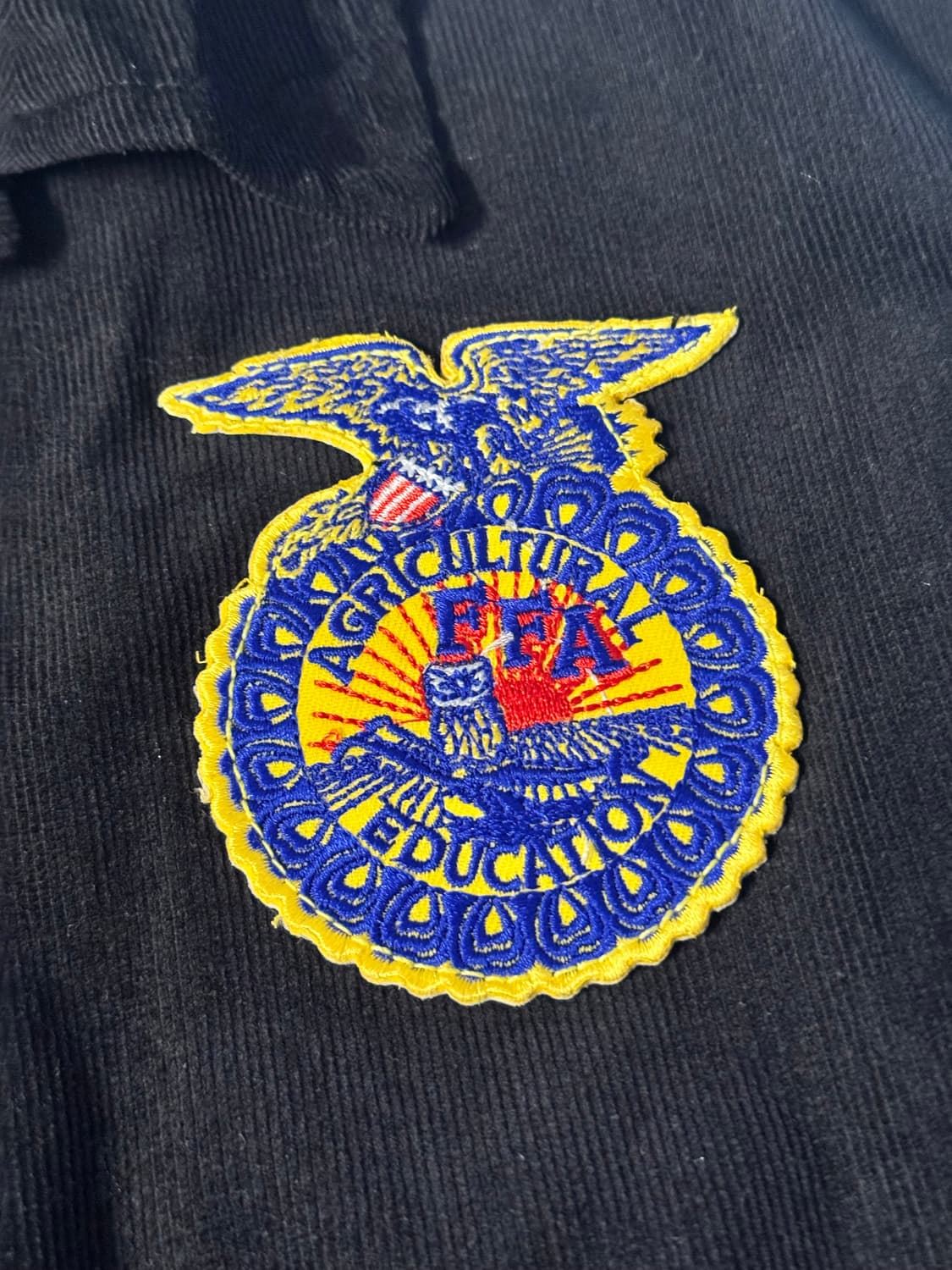 FFA 코듀로이 빈티지 블랙 자켓 L 팝니다! 상품이미지4