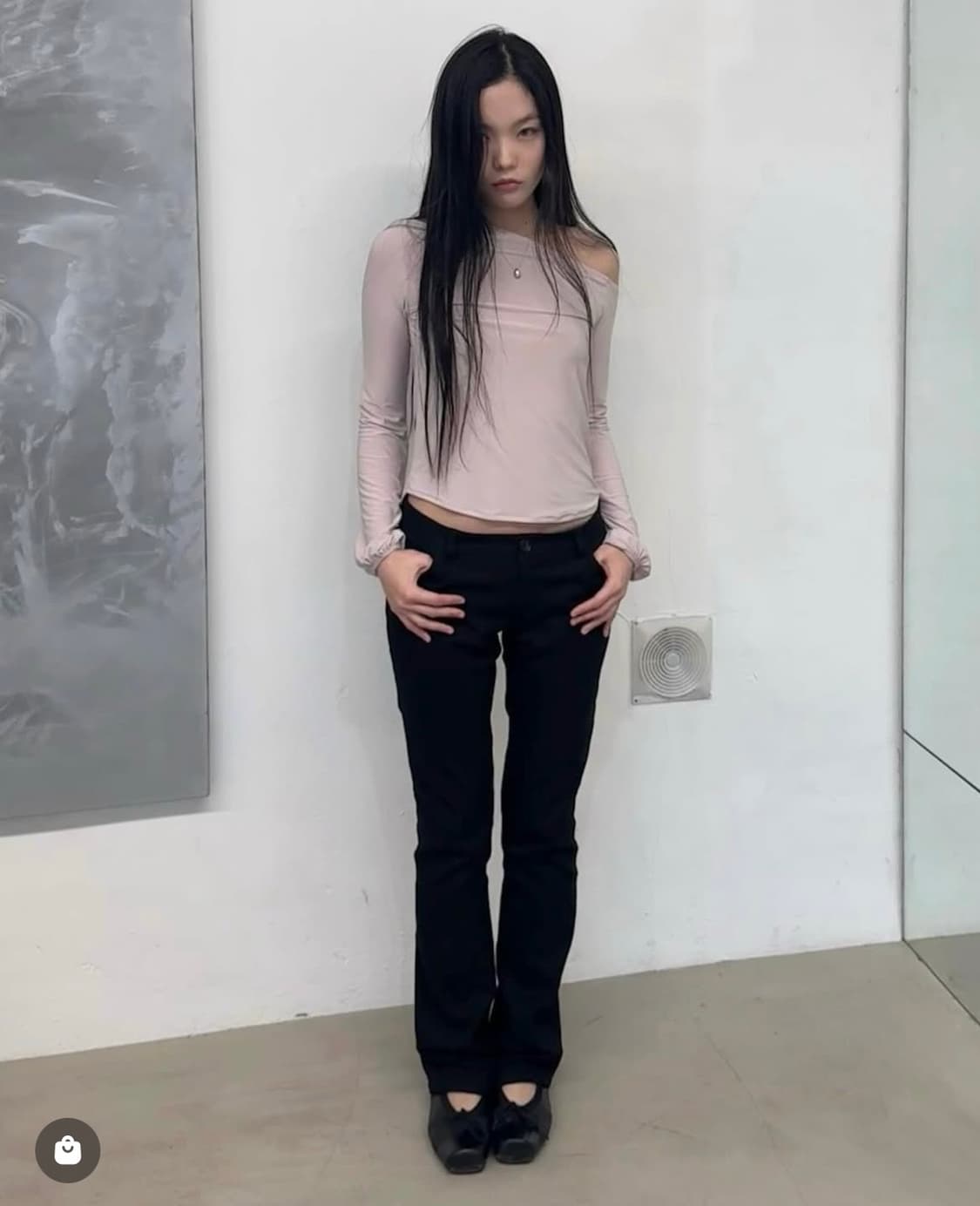 키야기 Aly top blush컬러 상품이미지5