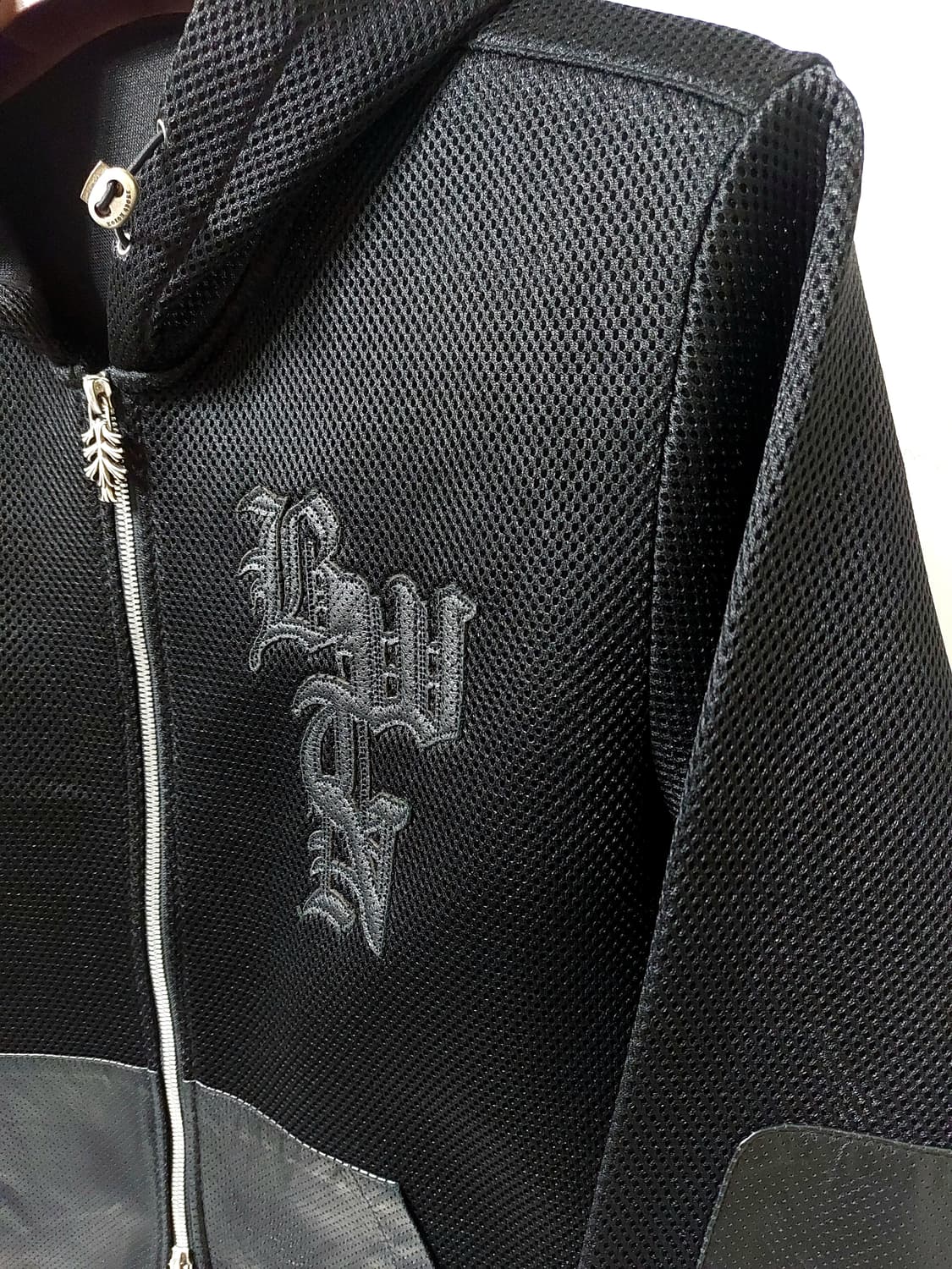 코오롱스포츠 가죽 메쉬 후드 집업 105 상품이미지6