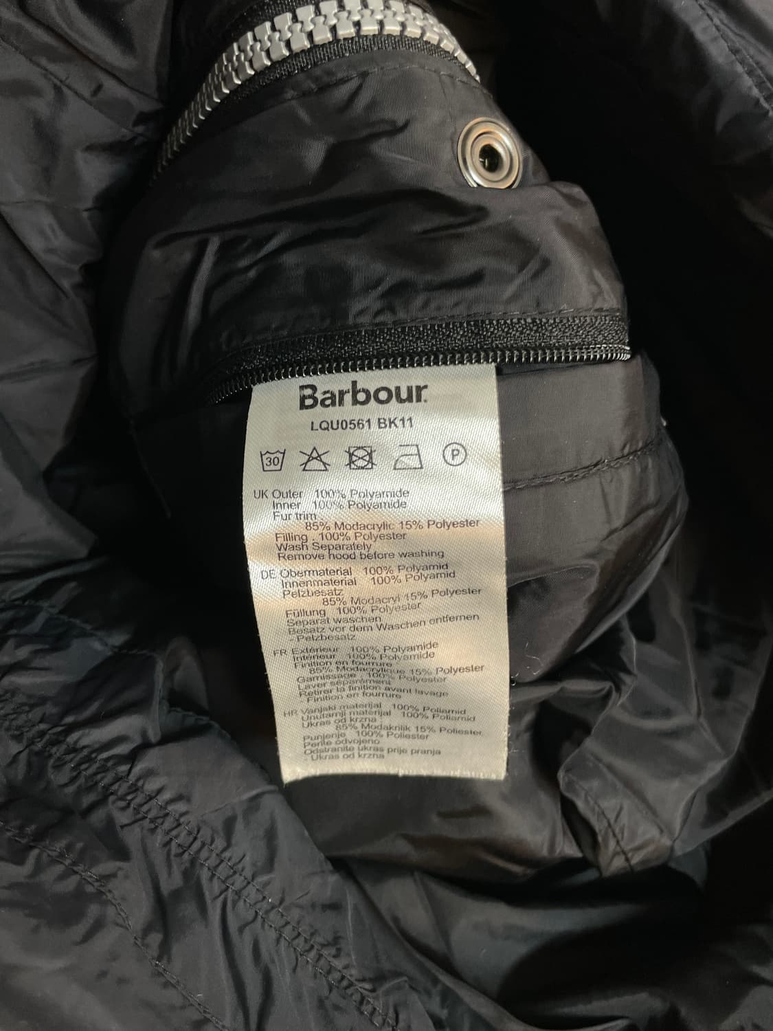 바버 롱패딩 우먼 상품이미지7