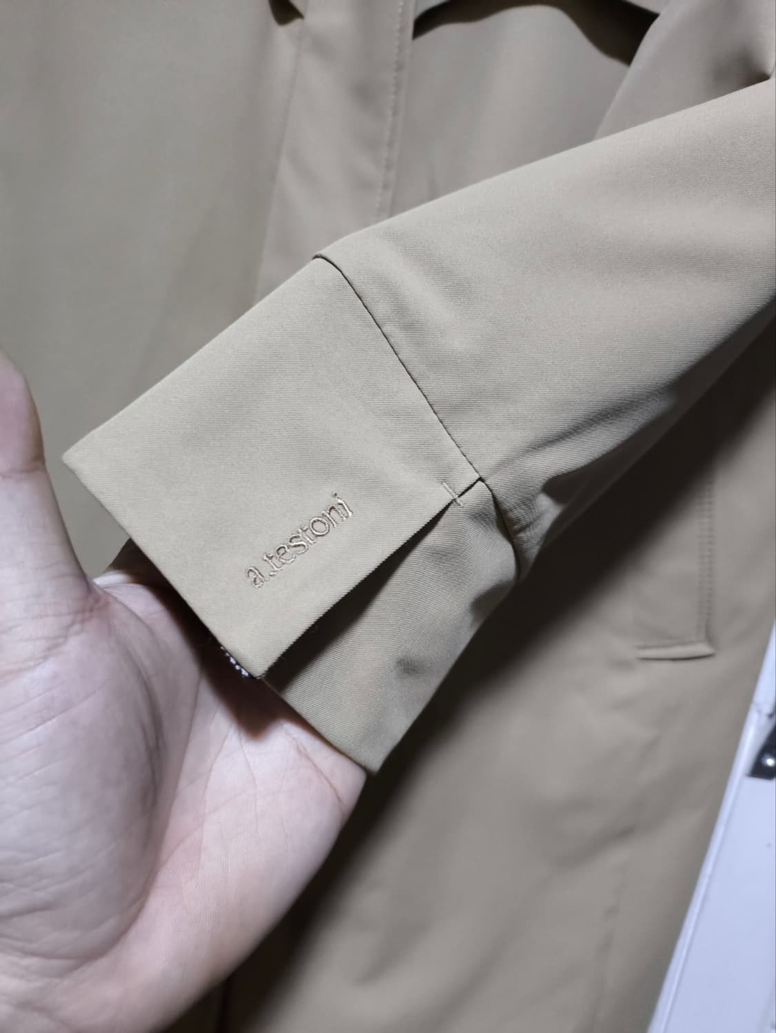 95 테스토니 누빔 트렌치코트 벨티드 상품이미지4