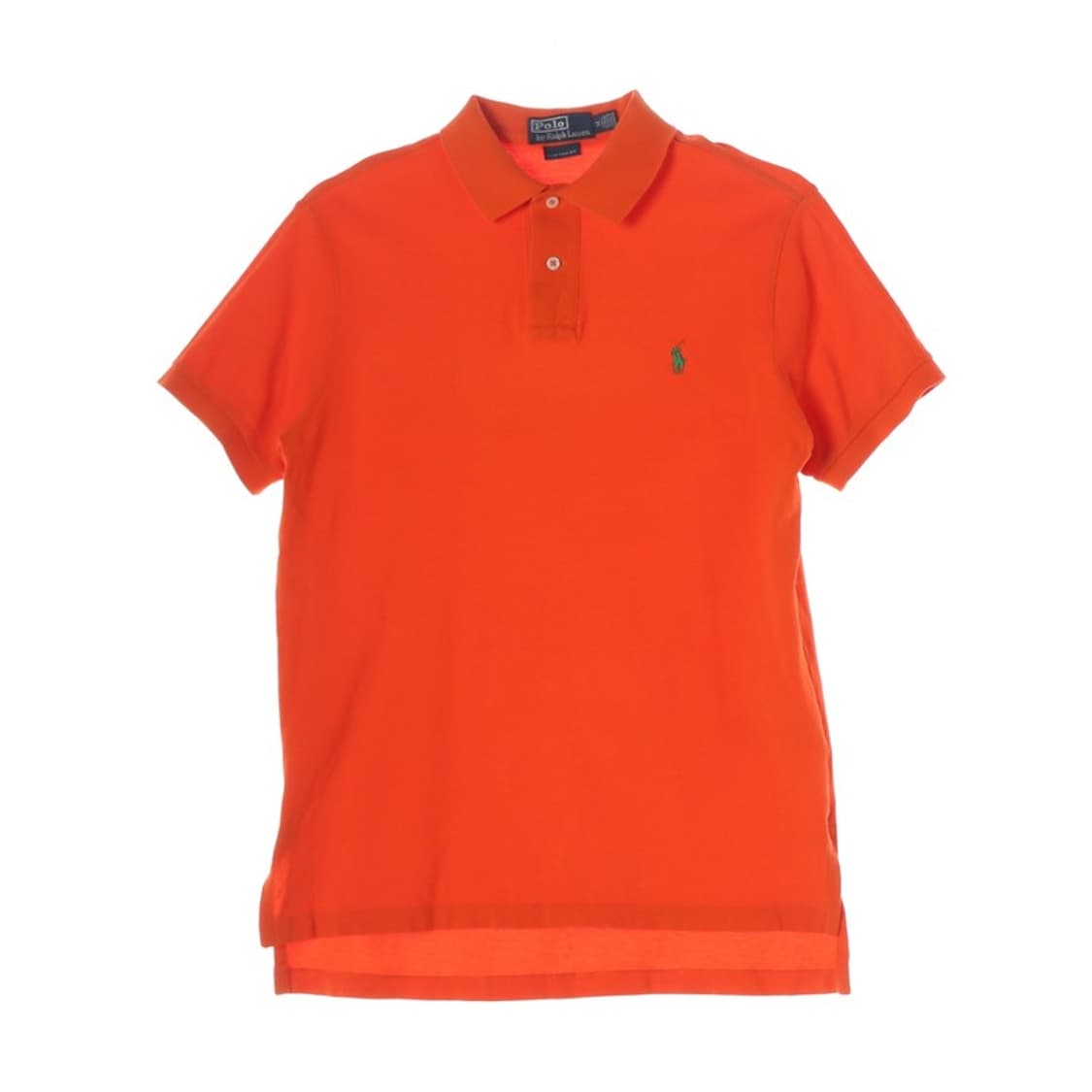 폴로 랄프로렌 오렌지 커스텀핏 피케 카라티 M 상품이미지1
