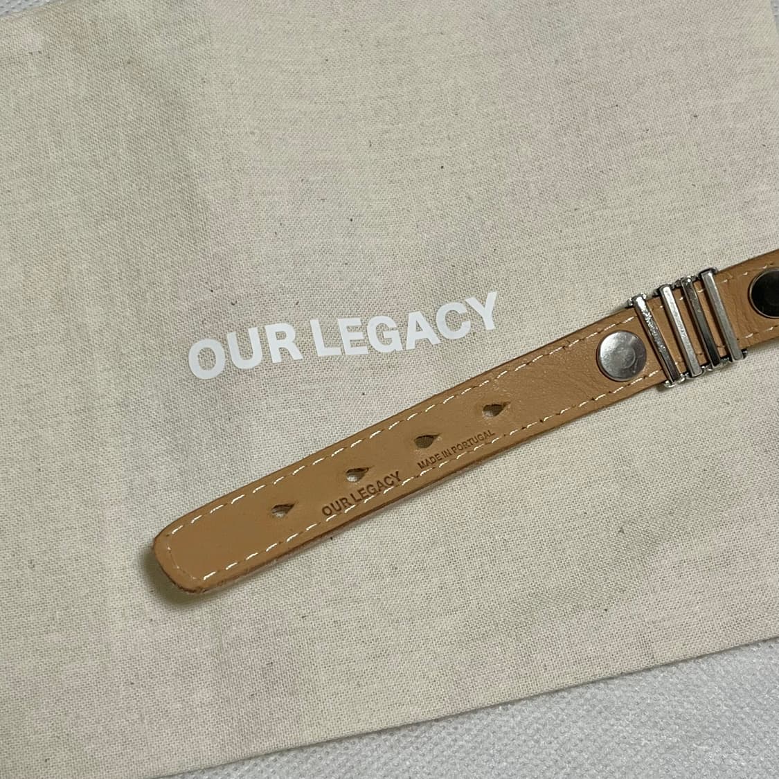 아워레가시 26ss WAVE BRACELET 팔찌/에크루 상품이미지3