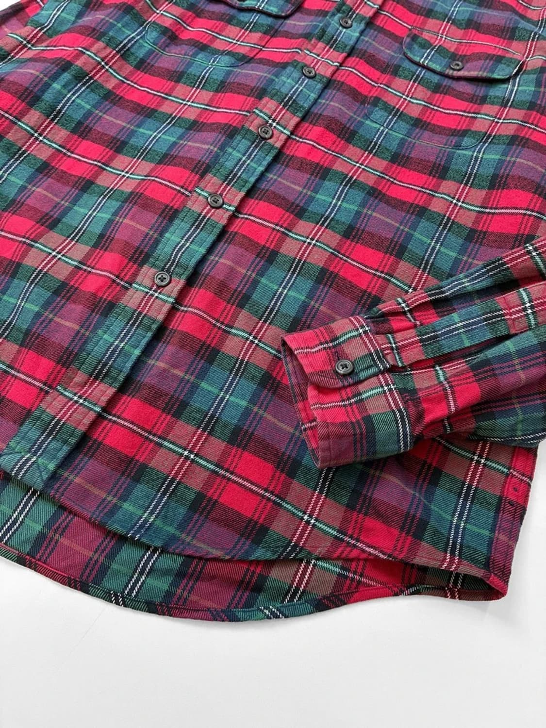 폴로 랄프로렌 00s 엘보 패치 타탄체크 남방 PN5413 상품이미지3