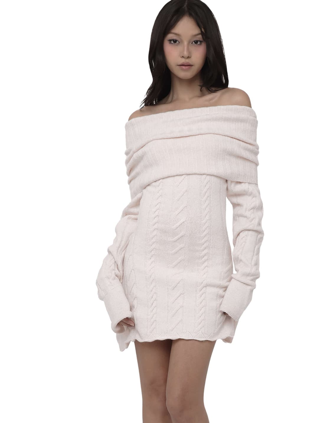 클리시어 kleesier Love note knit dress 상품이미지2