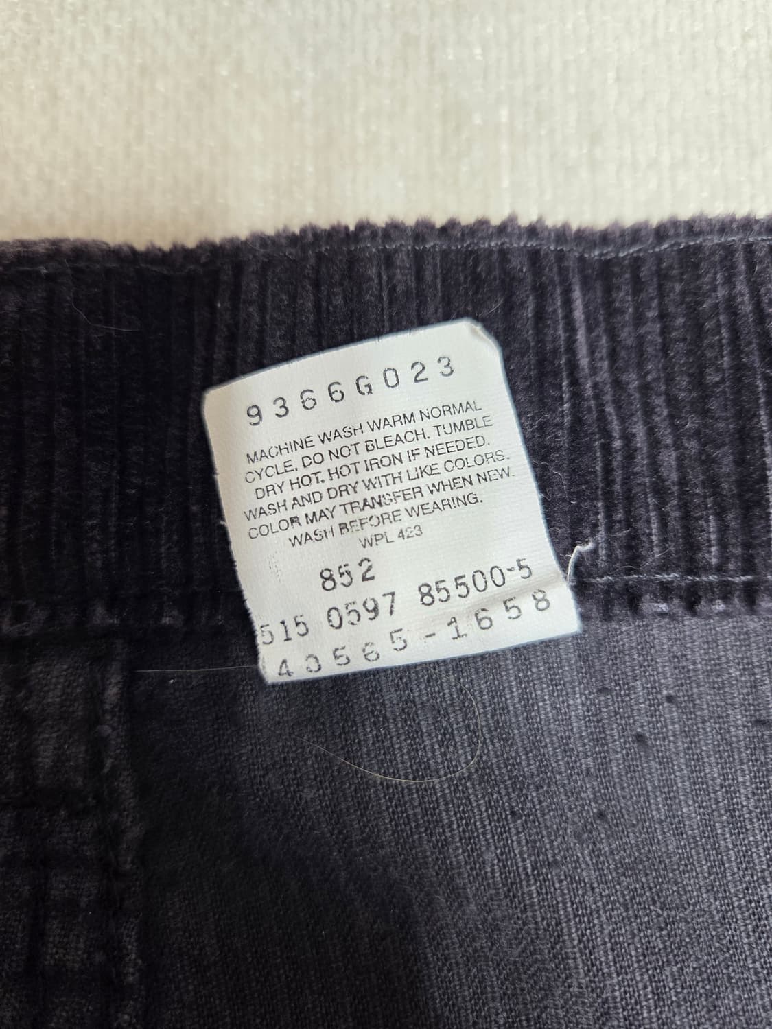 90s 리바이스 565 코듀로이 팬츠 (36) 상품이미지4