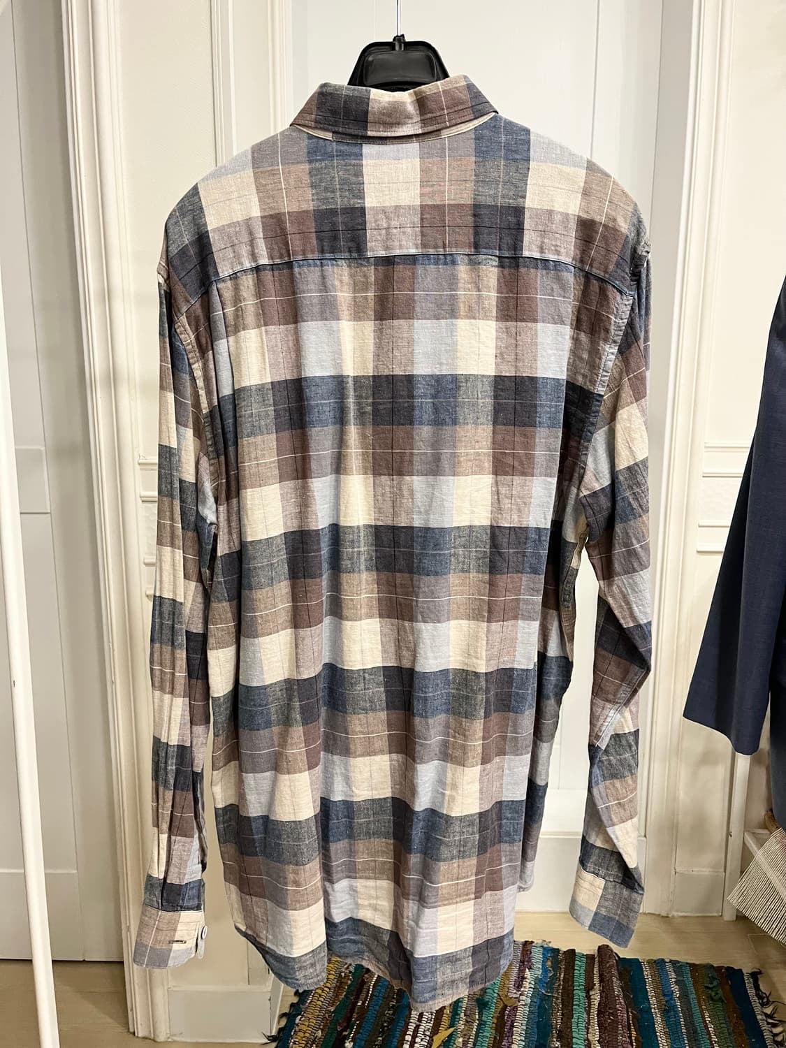 프로젝트엠 린넨 체크 남방 상품이미지4