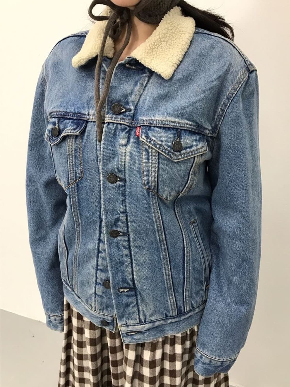 00's Levi’s Sherpa Trucker Jacket 상품이미지4