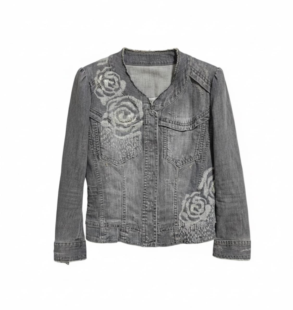 Obzee 오브제 y2k 비즈 데님자켓 상품이미지1