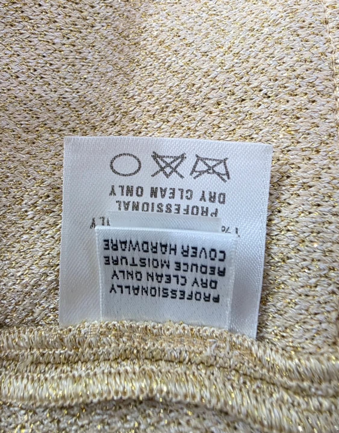 ST. JOHN 세인트존 골드 트위드 자켓 ~55반 상품이미지9