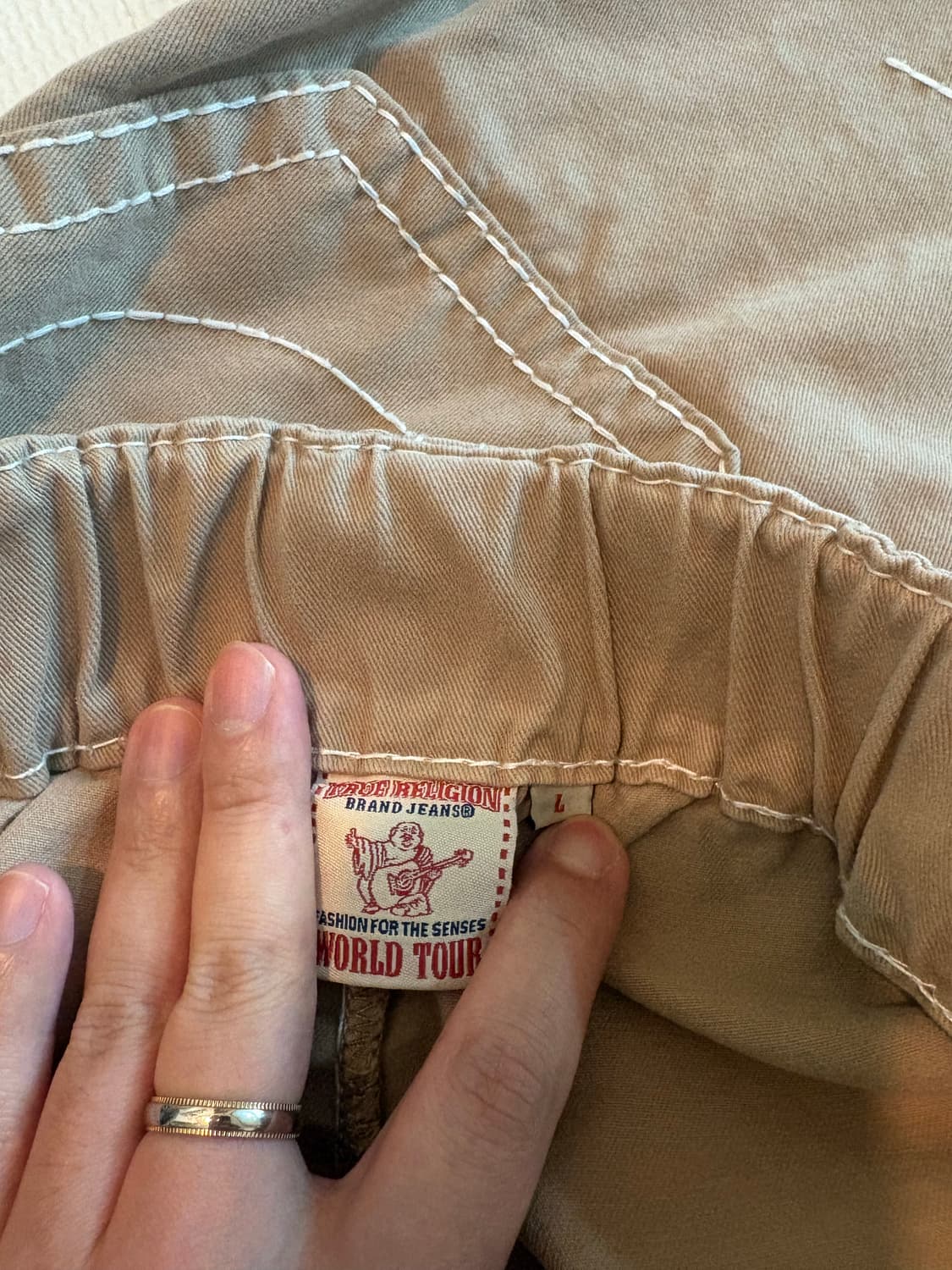 트루릴리젼 노블팬츠 베이지 L 상품이미지4