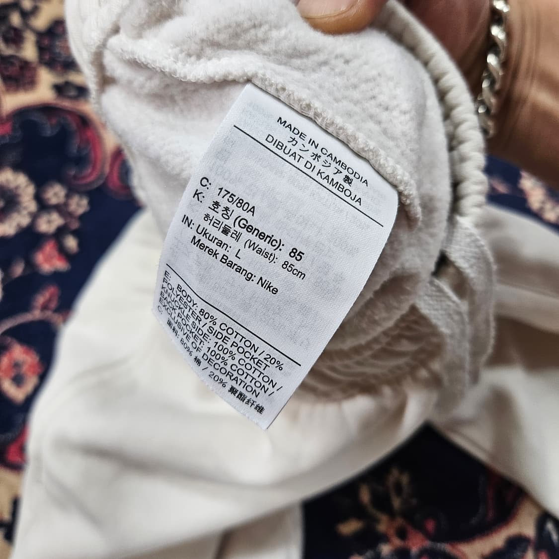 나이키 클럽 플리스 팬츠 팬텀 L size 상품이미지6