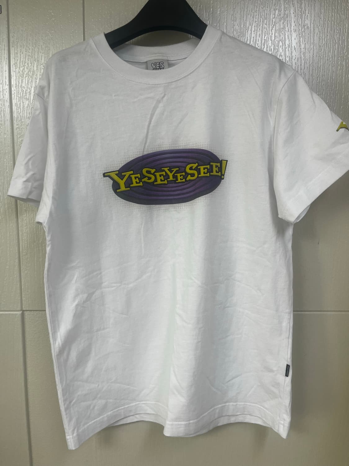 웹 로고 티셔츠 화이트 S 상품이미지4