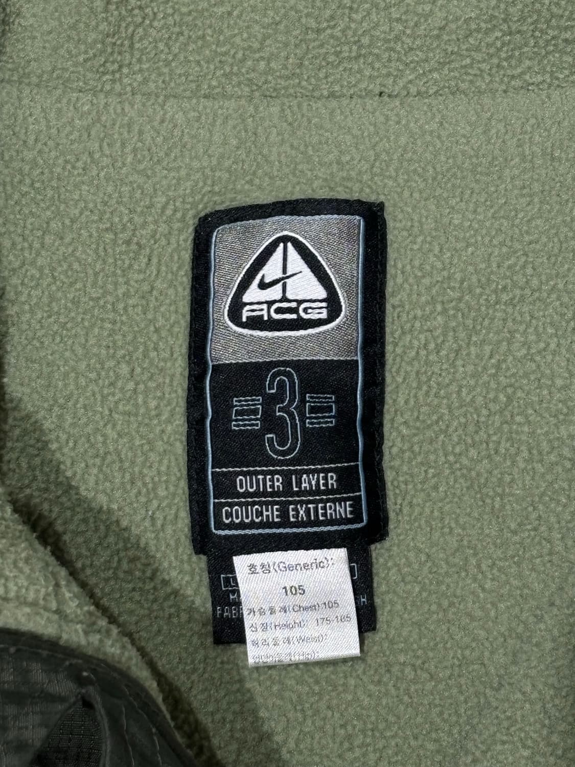 나이키acg 카키 투웨이 베스트 상품이미지8