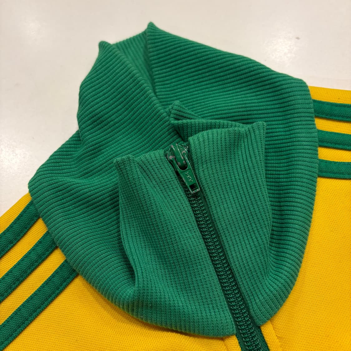 [95] 00s 아디다스 브라질 삼바 트랙 자켓 옐로우 B576 상품이미지4