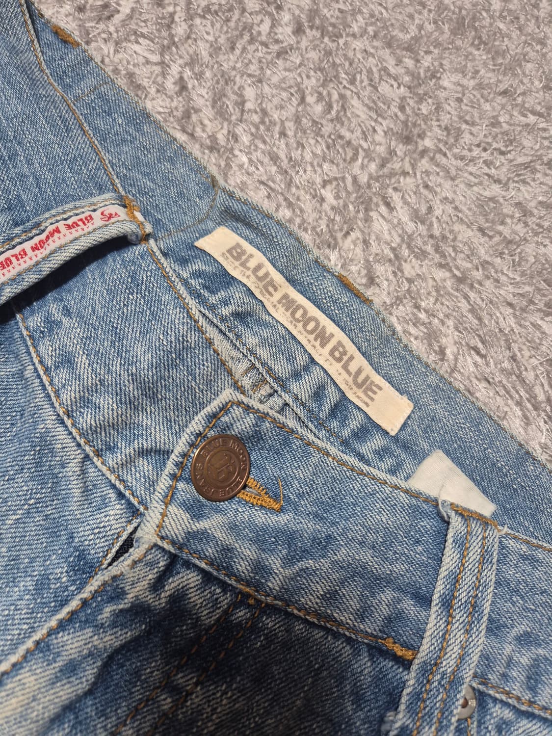 블루문블루데님반바지 청반바지 상품이미지3