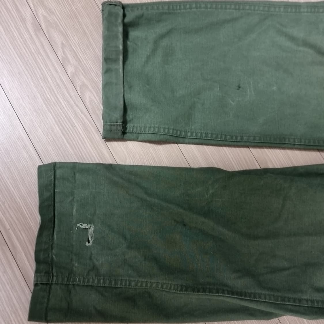 유니폼브릿지 카키색 정글퍼티그  면바지(라지 33,34) 상품이미지3