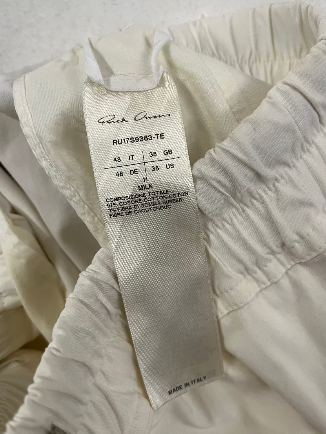 릭오웬스 2017SS 사루엘 하프 팬츠 상품이미지4