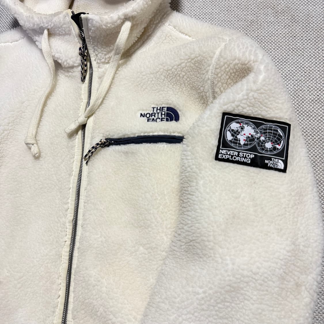 노스페이스 플리스 후드집업 상품이미지2