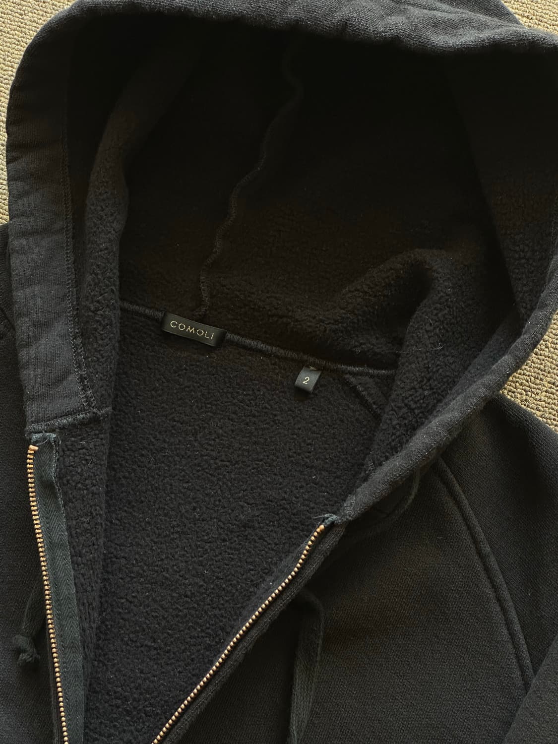 [2] 24fw comoli 코튼 안감 집 파카 상품이미지5